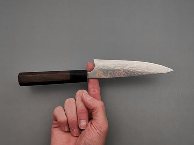 Takeshi Saji Rainbow Damascus Petty 135mm