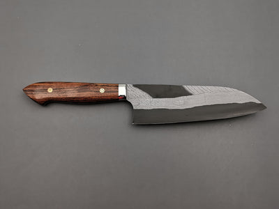 Nigara Hamono Anmon Blue #2 Santoku