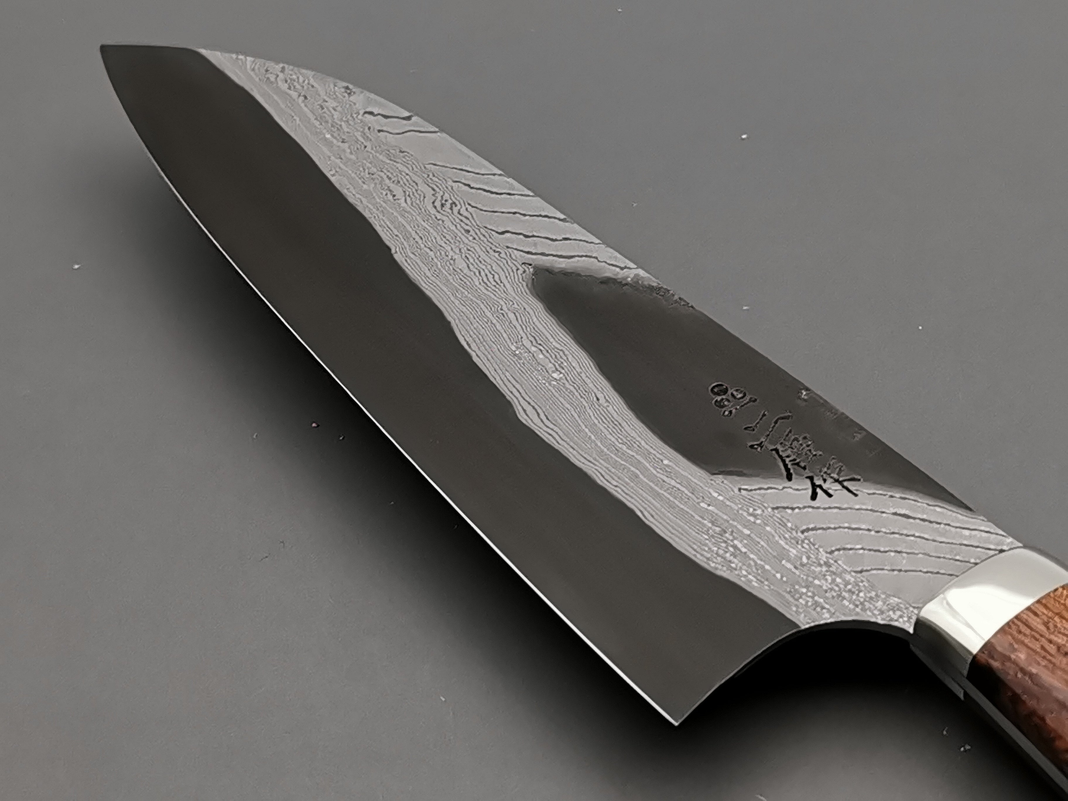 Nigara Hamono Anmon Blue #2 Santoku