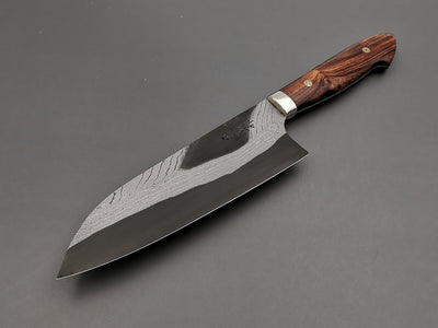 Nigara Hamono Anmon Blue #2 Santoku