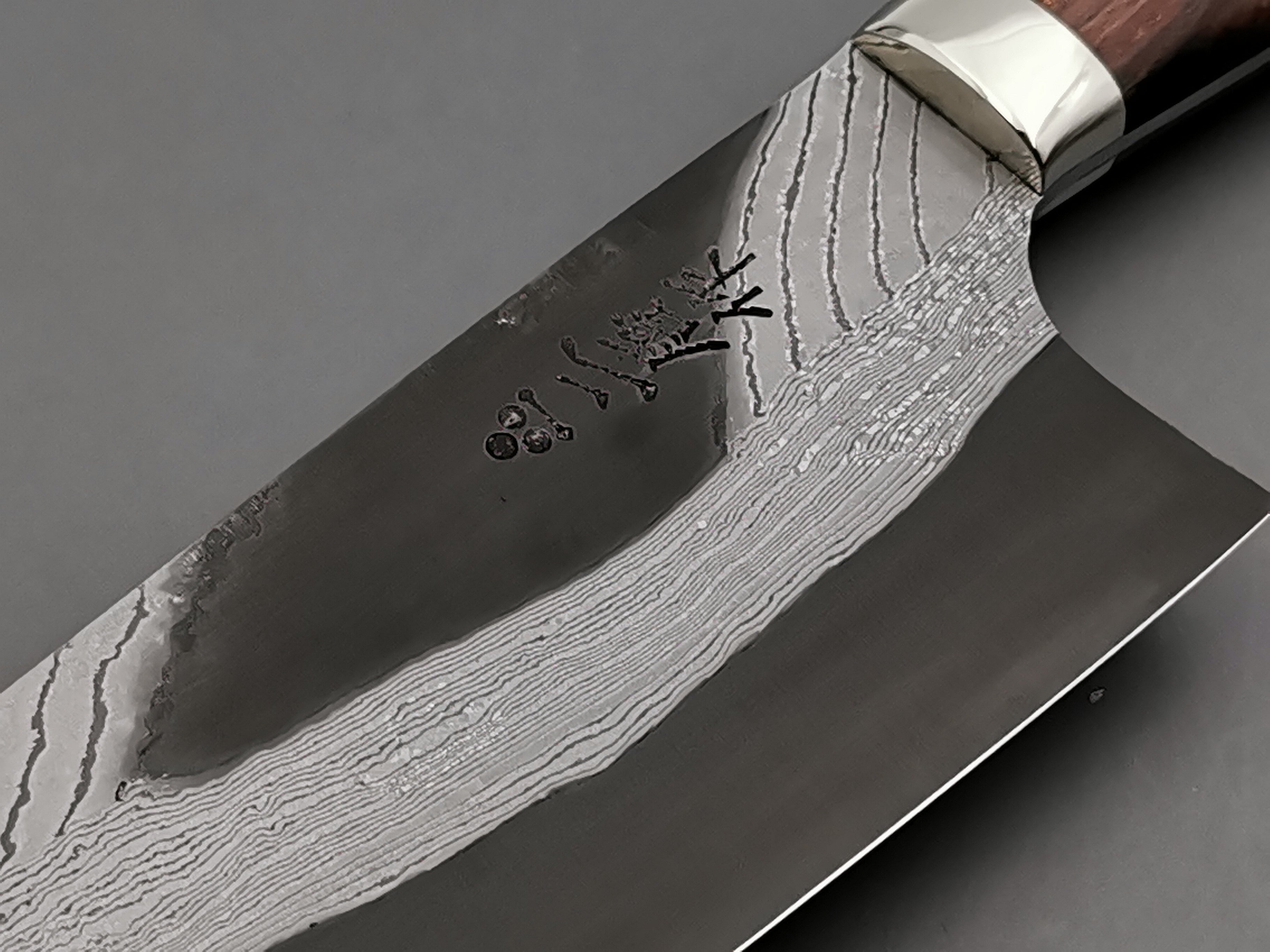 Nigara Hamono Anmon Blue #2 Santoku