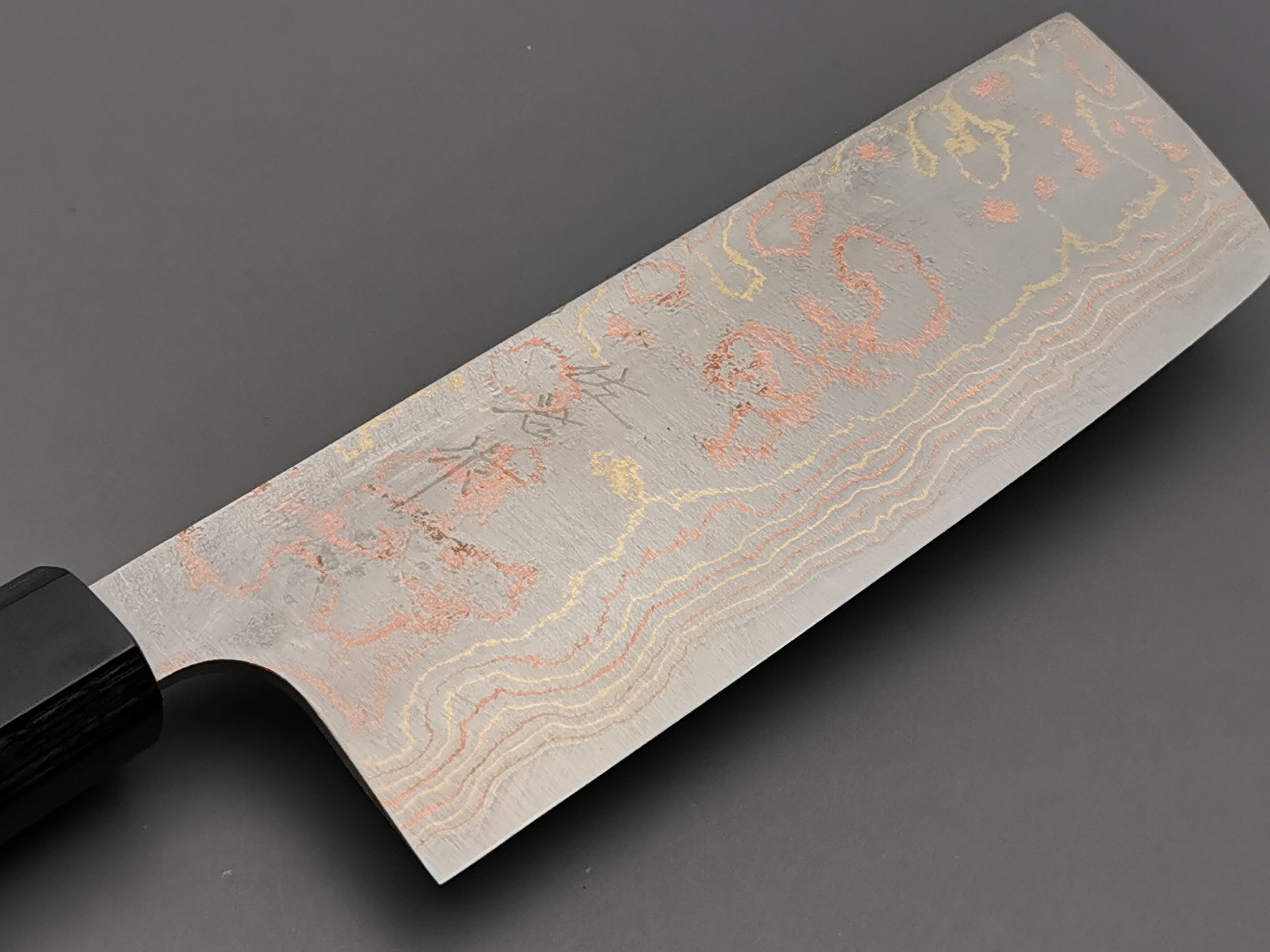 Takeshi Saji Rainbow Damascus Nakiri