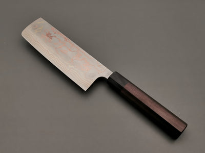 Takeshi Saji Rainbow Damascus Nakiri
