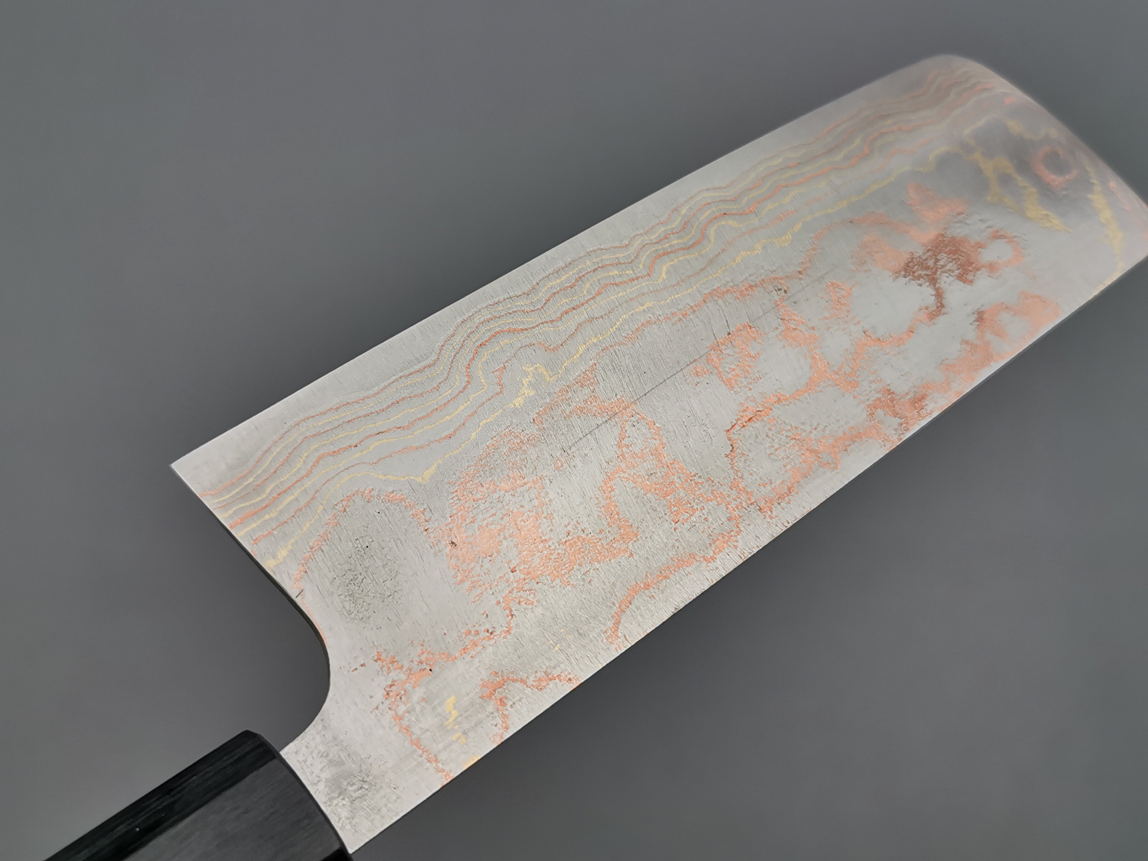 Takeshi Saji Rainbow Damascus Nakiri