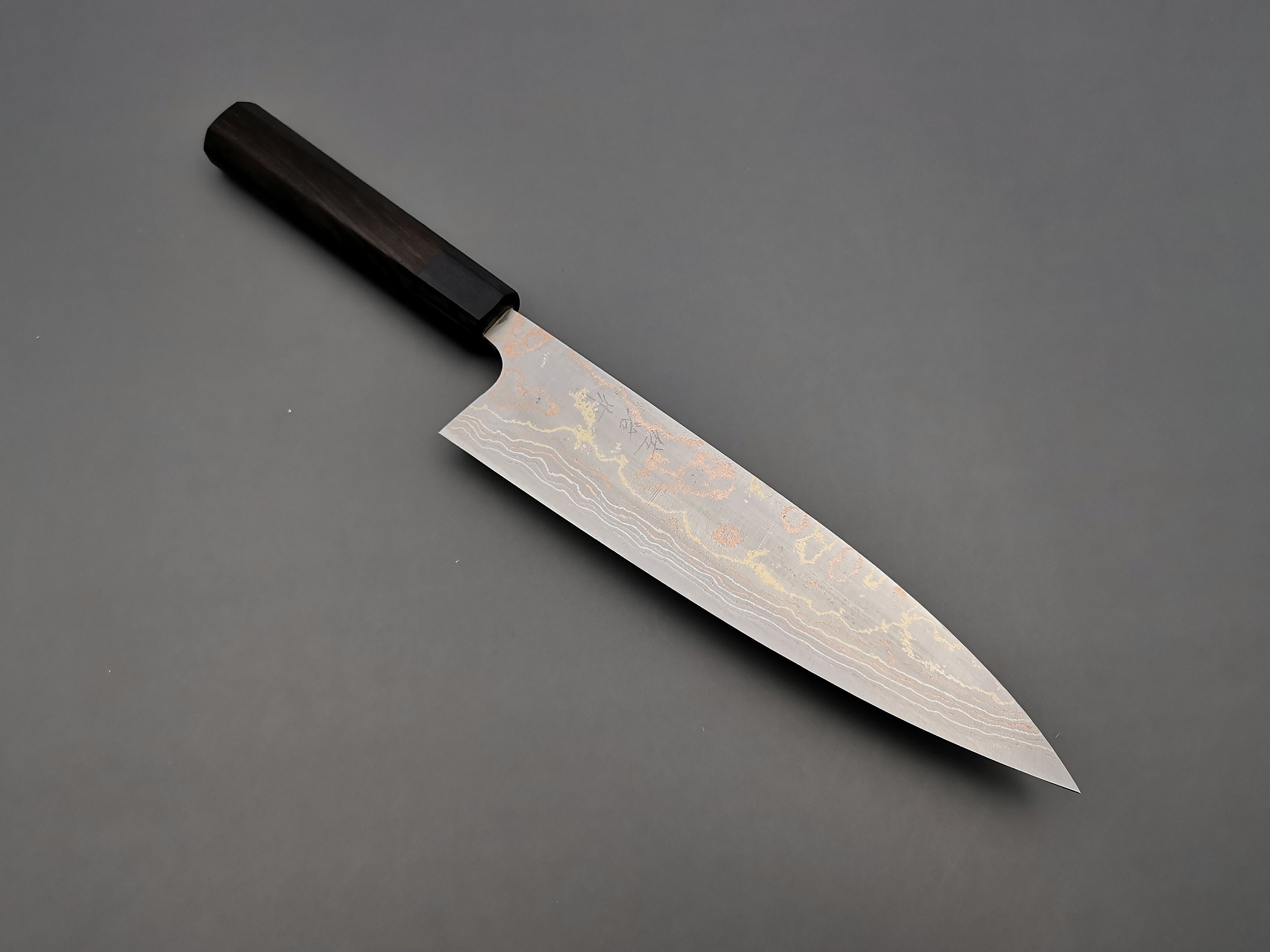 Takeshi Saji Rainbow Damascus Gyuto 210mm