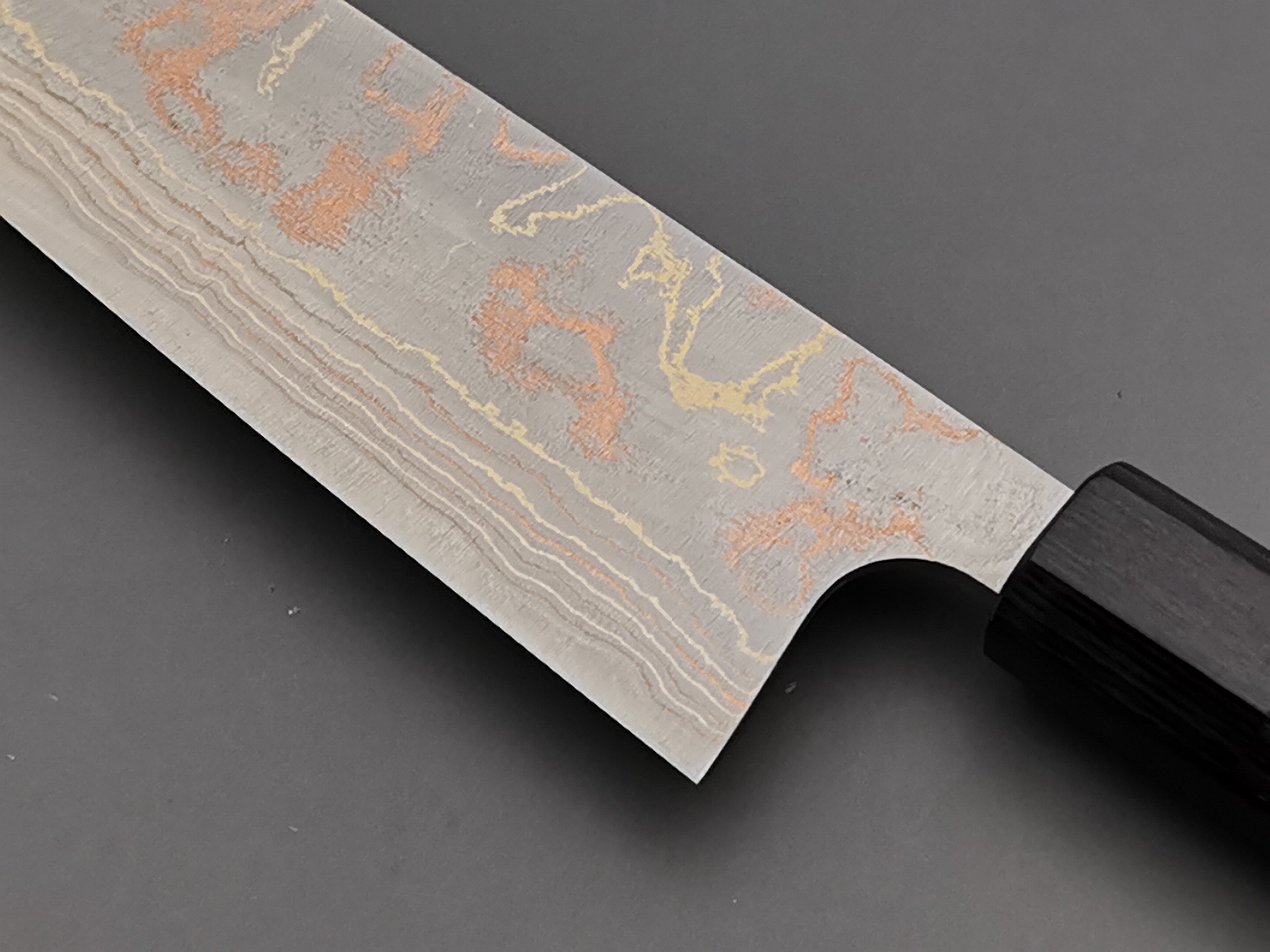 Takeshi Saji Rainbow Damascus Gyuto 210mm