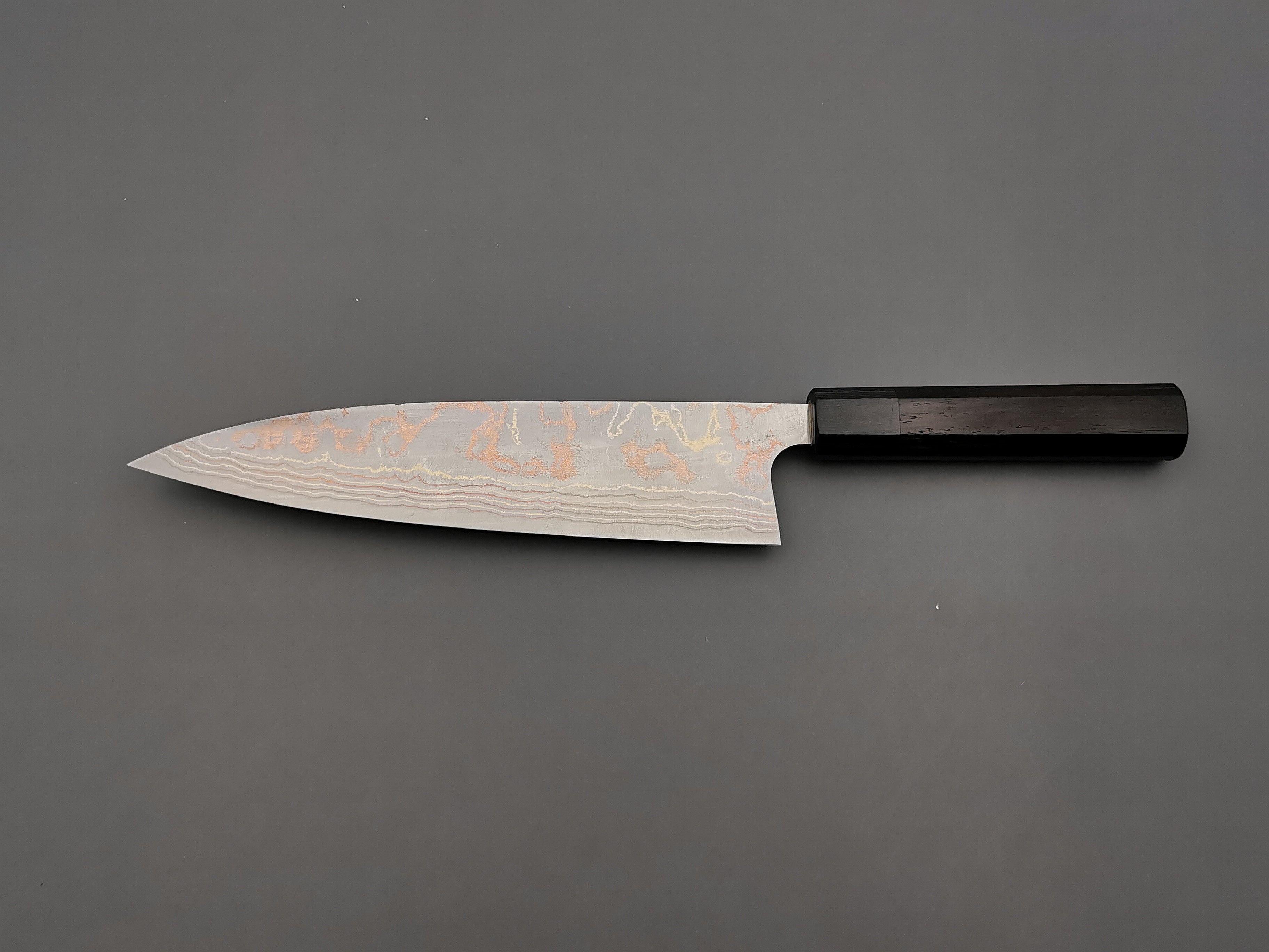 Takeshi Saji Rainbow Damascus Gyuto 210mm