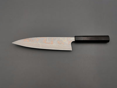 Takeshi Saji Rainbow Damascus Gyuto 210mm