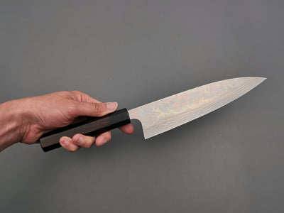 Takeshi Saji Rainbow Damascus Gyuto 210mm