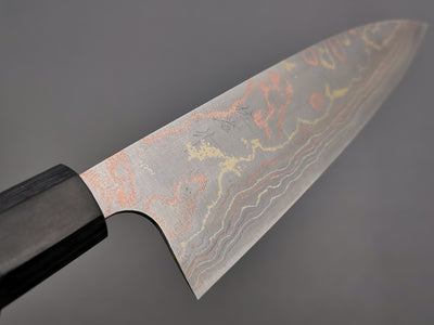 Takeshi Saji Rainbow Damascus Gyuto 210mm