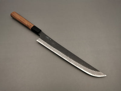 Nigara Hamono SG2 Kurouchi Tsuchime Sakimaru Sujihiki 270mm