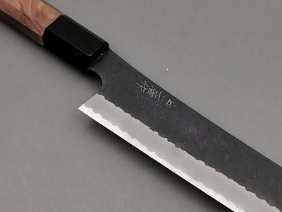 Nigara Hamono SG2 Kurouchi Tsuchime Sakimaru Sujihiki 270mm