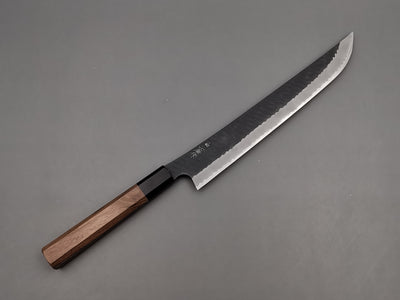 Nigara Hamono SG2 Kurouchi Tsuchime Sakimaru Sujihiki 270mm