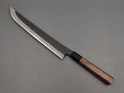 Nigara Hamono SG2 Kurouchi Tsuchime Sakimaru Sujihiki 270mm