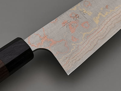Takeshi Saji Rainbow Damascus Santoku