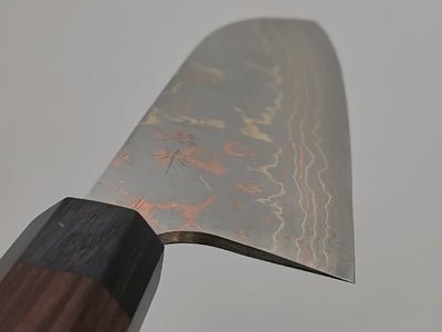 Takeshi Saji Rainbow Damascus Santoku