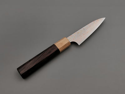 Takeshi Saji VG10 Rainbow Damascus Petty 90mm