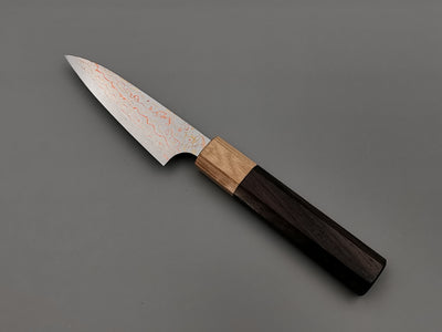 Takeshi Saji VG10 Rainbow Damascus Petty 90mm
