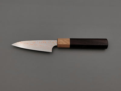 Takeshi Saji VG10 Rainbow Damascus Petty 90mm