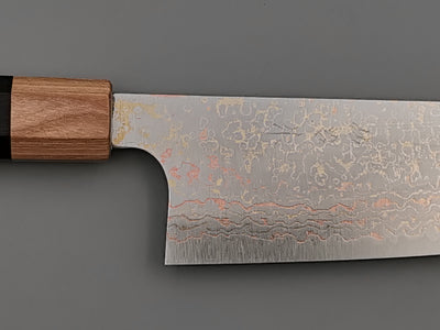 Takeshi Saji VG10 Rainbow Damascus Santoku
