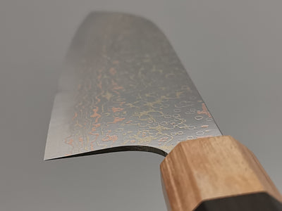 Takeshi Saji VG10 Rainbow Damascus Santoku