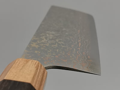 Takeshi Saji VG10 Rainbow Damascus Nakiri