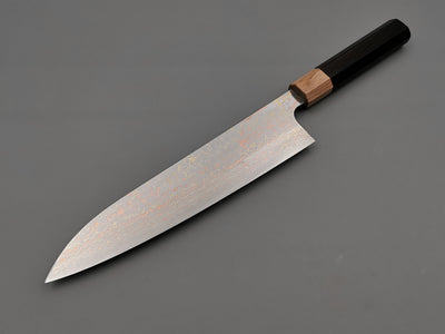 Takeshi Saji VG10 Rainbow Damascus Gyuto 210mm