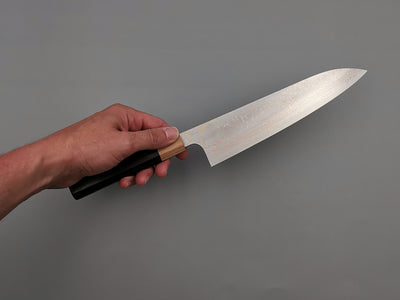 Takeshi Saji VG10 Rainbow Damascus Gyuto 210mm