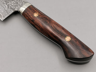 Shigeki Tanaka R2 Damascus Gyuto 240mm with Stabilised Maplewood Handle