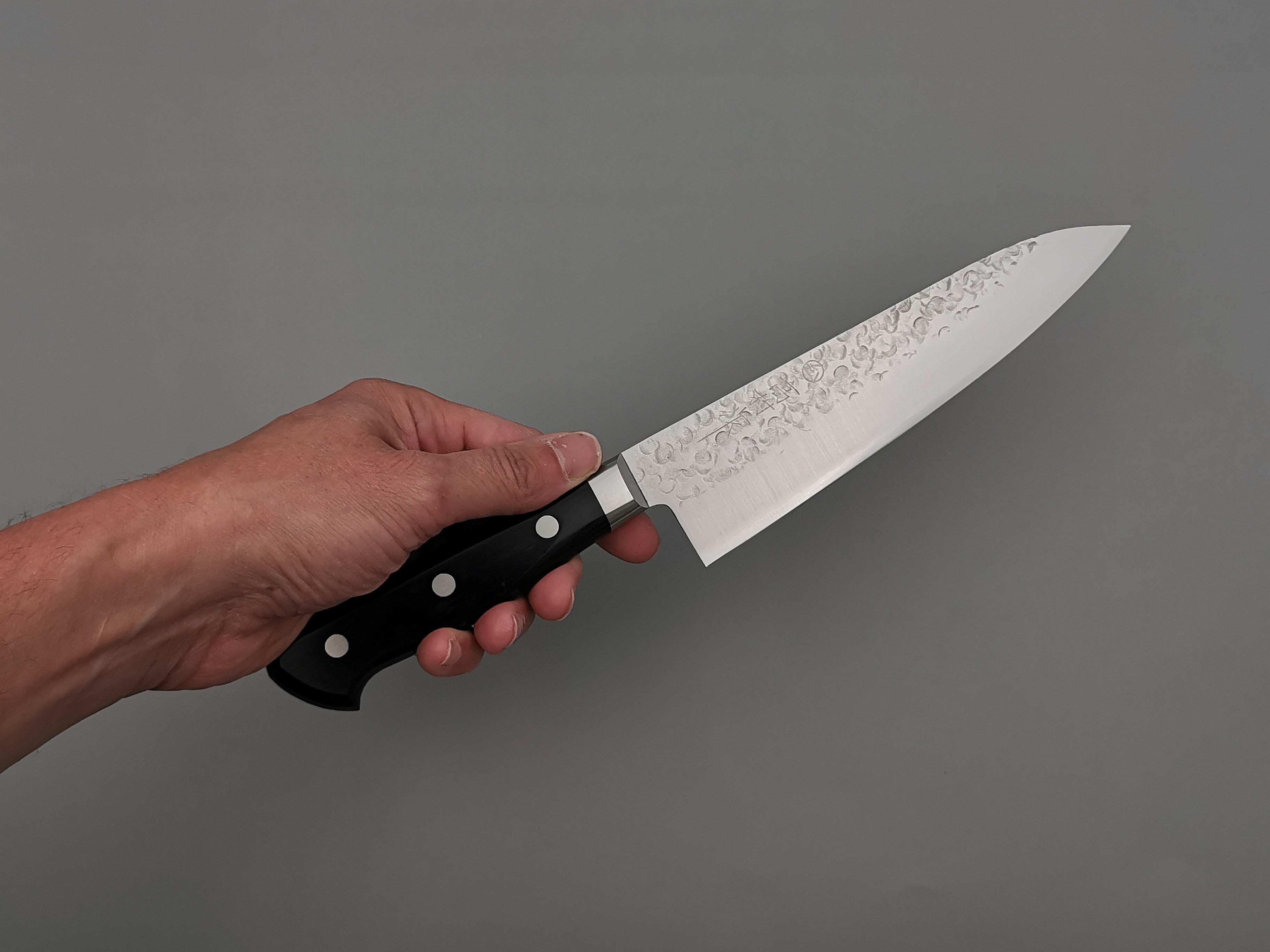 Takamura Hamono VG10 Tsuchime Gyuto 180mm