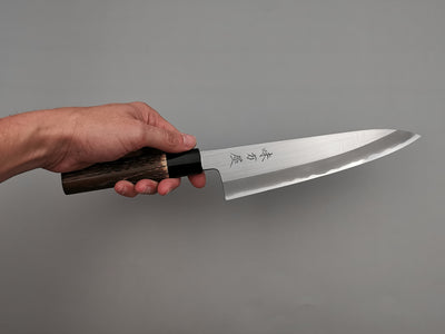 Mutsumi Hinoura Blue #2 Migaki Gyuto 210mm