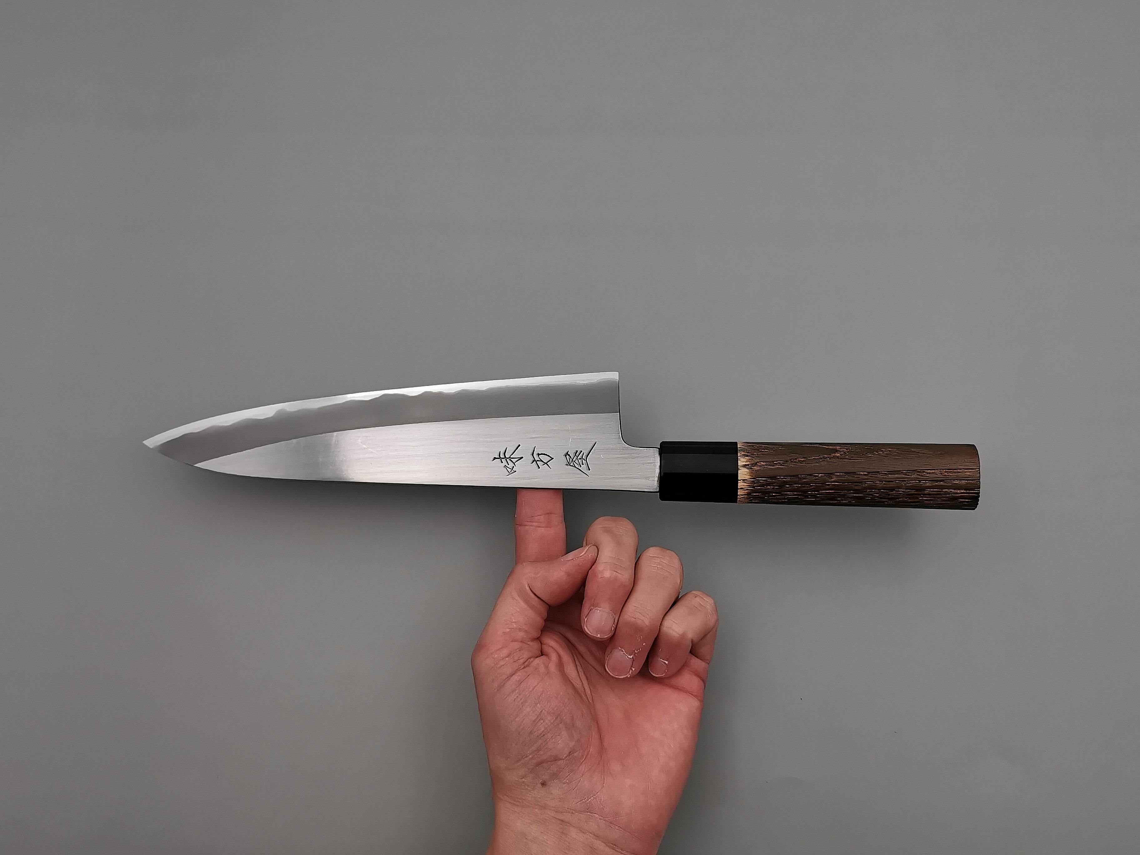 Mutsumi Hinoura Blue #2 Migaki Gyuto 210mm