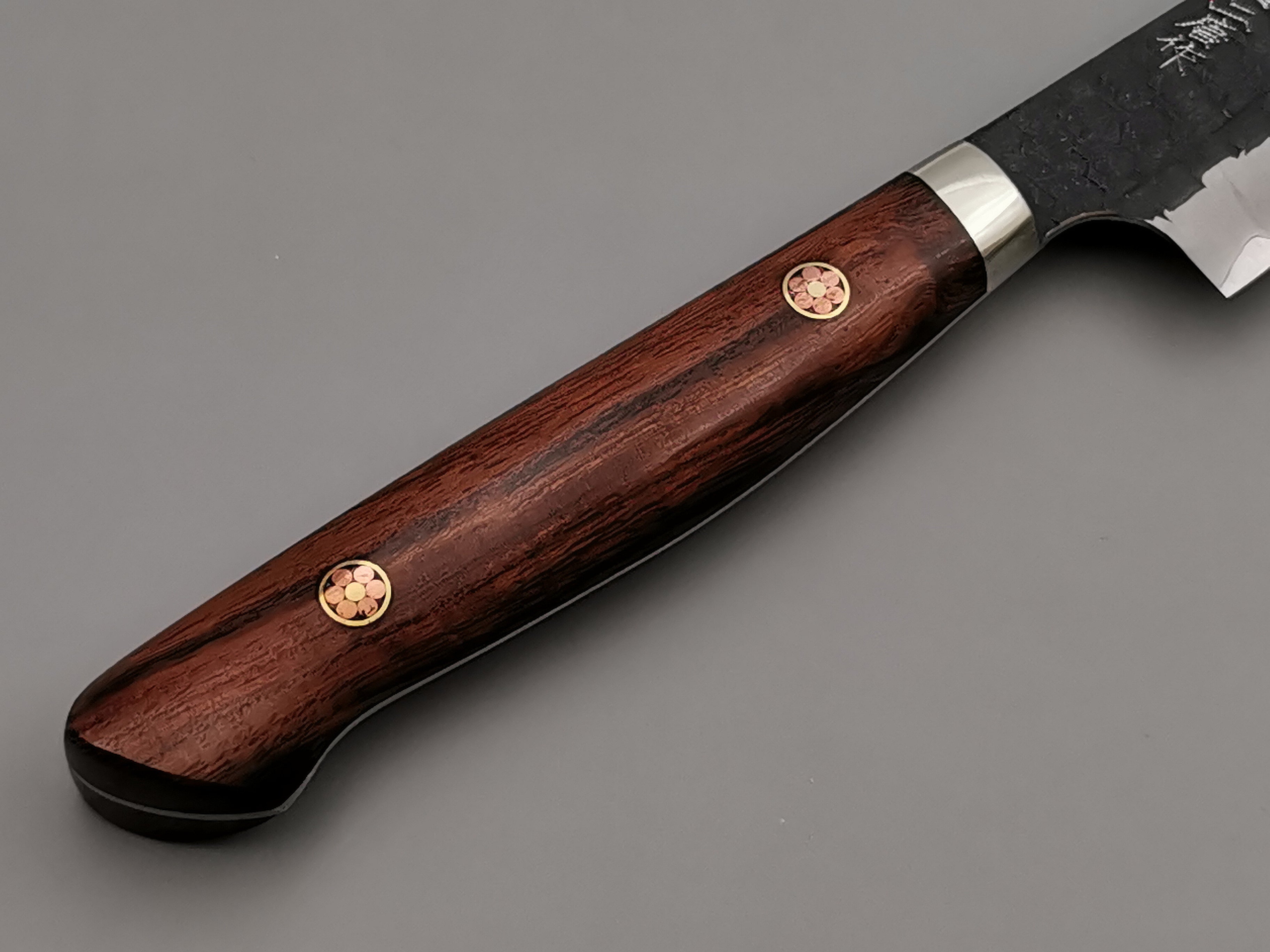 Nigara Hamono SG2 Kurouchi Tsuchime Kiritsuke Petty 150mm with ironwood handle