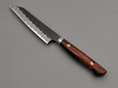 Nigara Hamono SG2 Kurouchi Tsuchime Kiritsuke Petty 150mm with ironwood handle