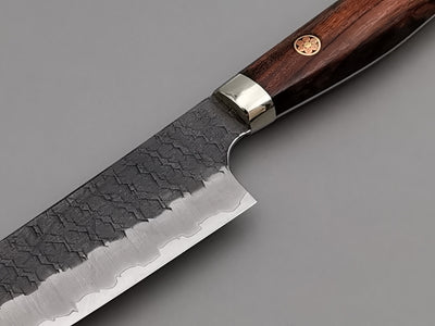 Nigara Hamono SG2 Kurouchi Tsuchime Kiritsuke Petty 150mm with ironwood handle