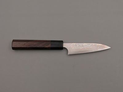 Takeshi Saji Rainbow Damascus Petty 90mm