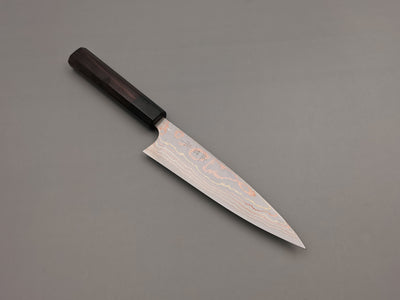 Takeshi Saji Rainbow Damascus Petty 150mm
