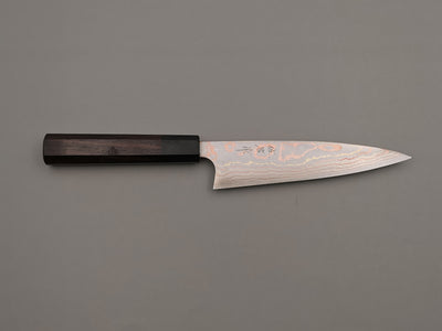 Takeshi Saji Rainbow Damascus Petty 150mm