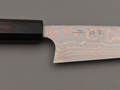 Takeshi Saji Rainbow Damascus Petty 150mm