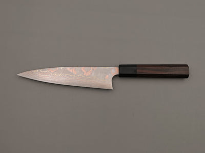 Takeshi Saji Rainbow Damascus Petty 150mm