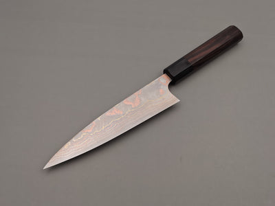 Takeshi Saji Rainbow Damascus Petty 150mm
