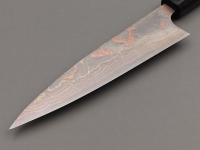 Takeshi Saji Rainbow Damascus Petty 150mm