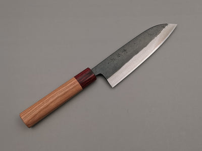 Muneishi Aogami Damascus Santoku
