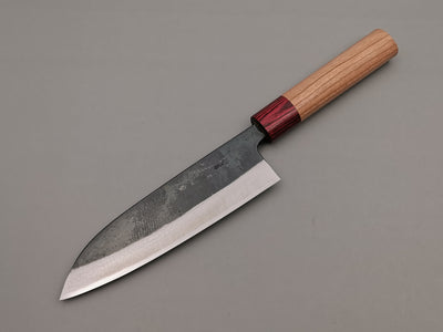 Muneishi Aogami Damascus Santoku