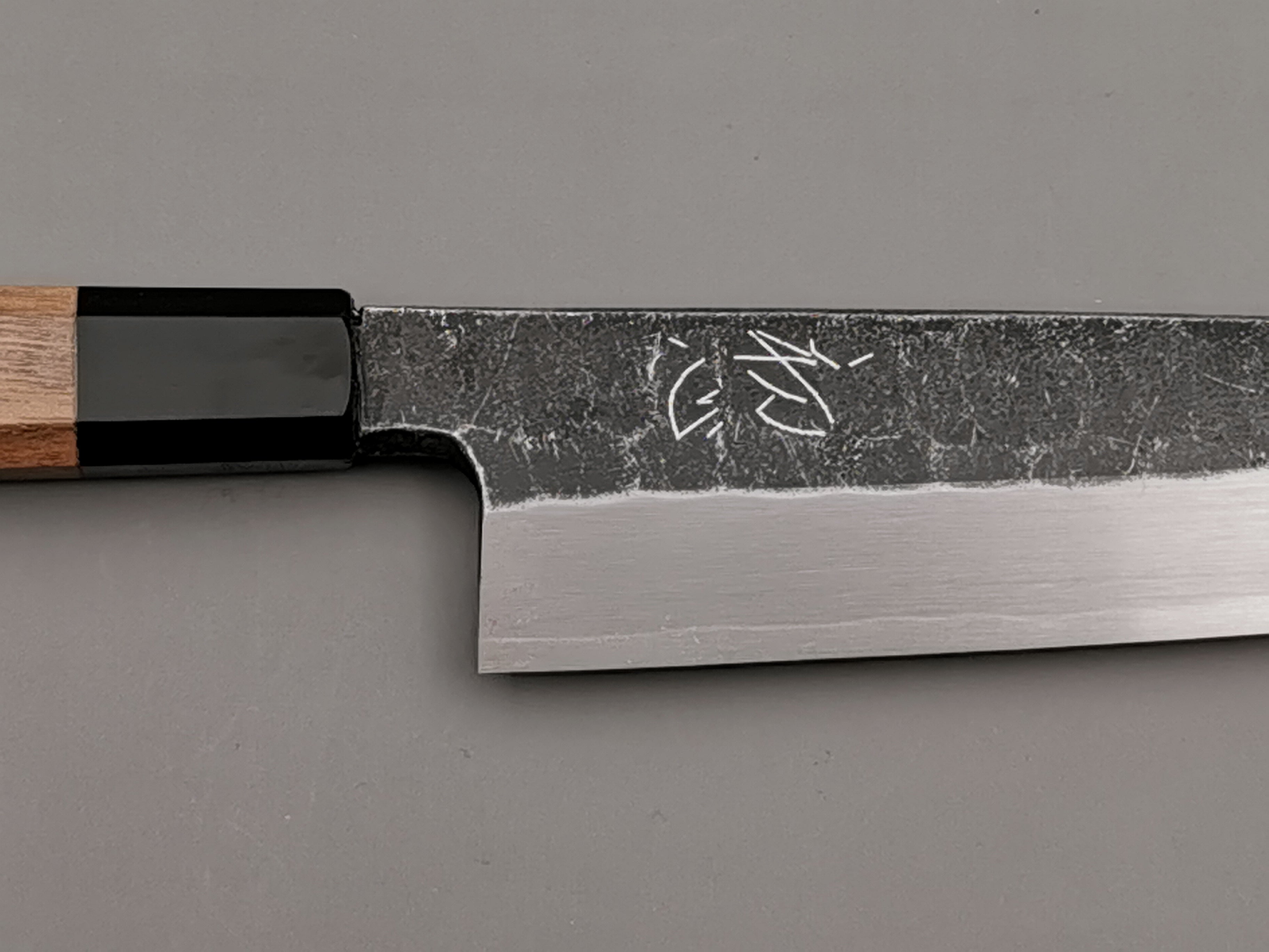 Hatsukokoro Blue#2 Kurouchi Single Bevel Gyuto 210mm