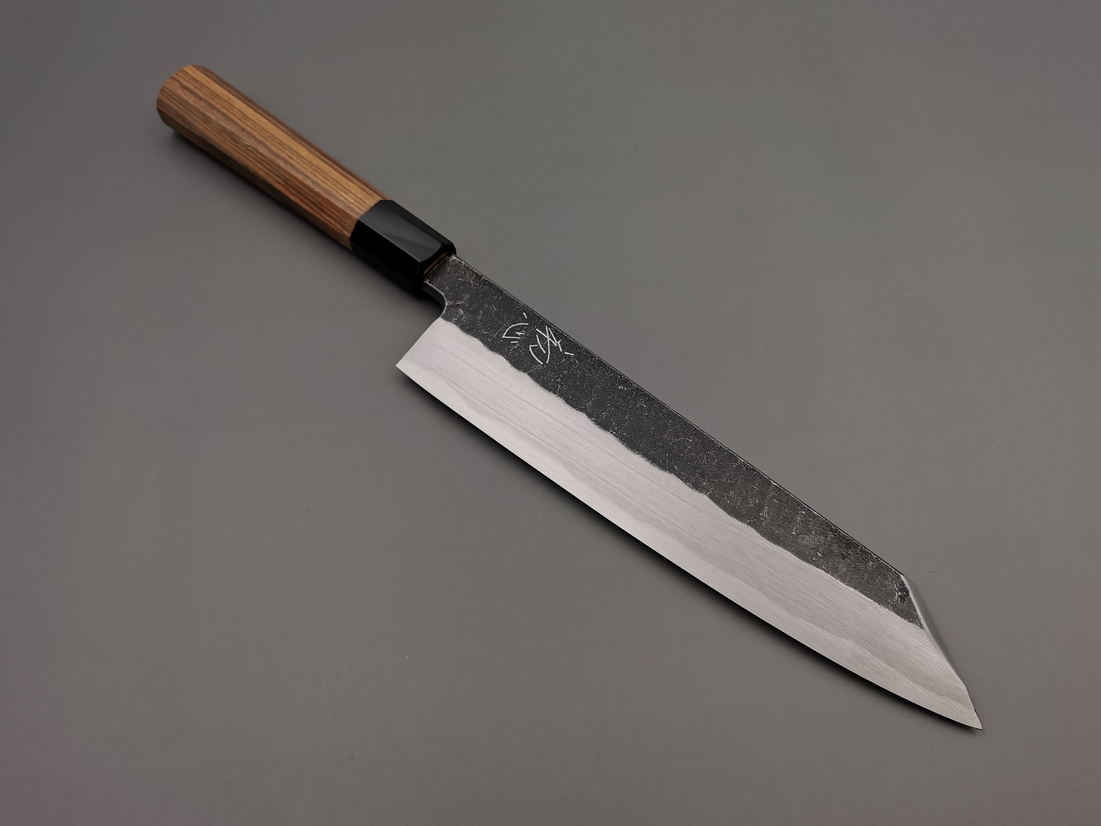 Hatsukokoro Blue#2 Kurouchi Single Bevel Kiritsuke Gyuto 240mm
