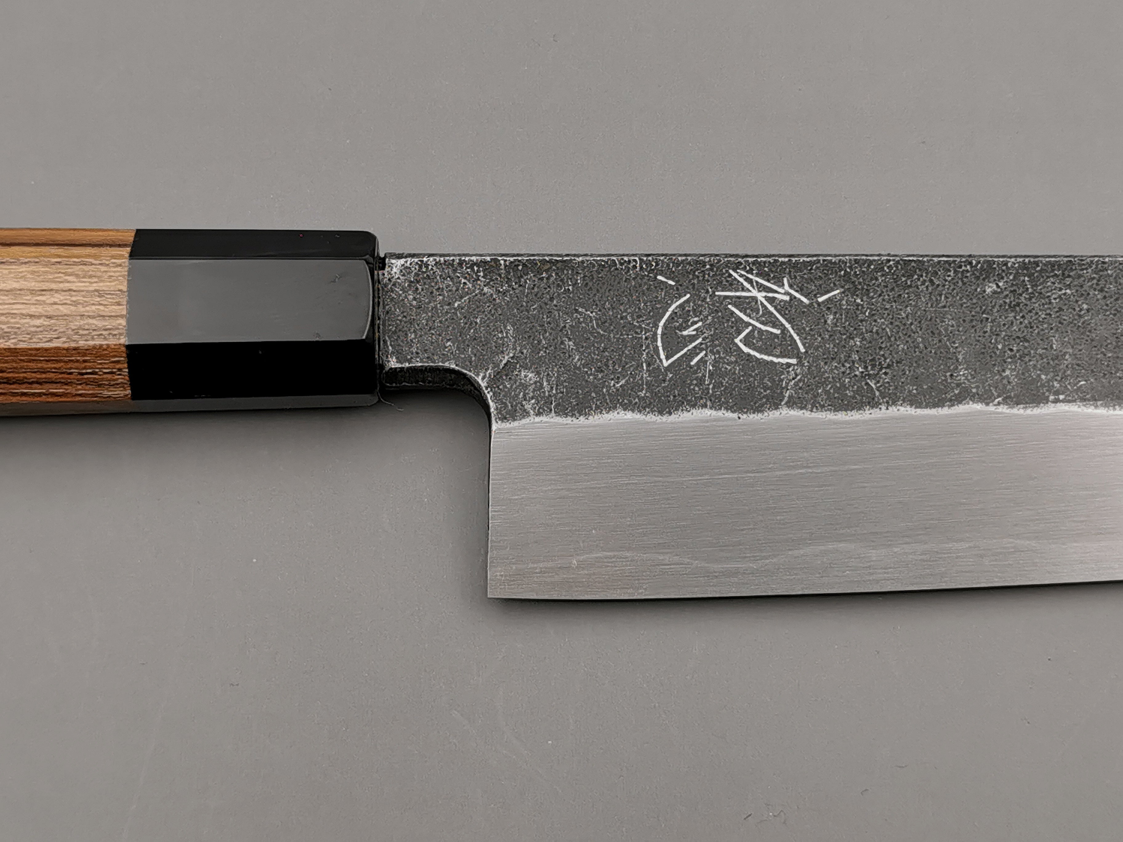 Hatsukokoro Blue#2 Kurouchi Single Bevel Kiritsuke Gyuto 240mm