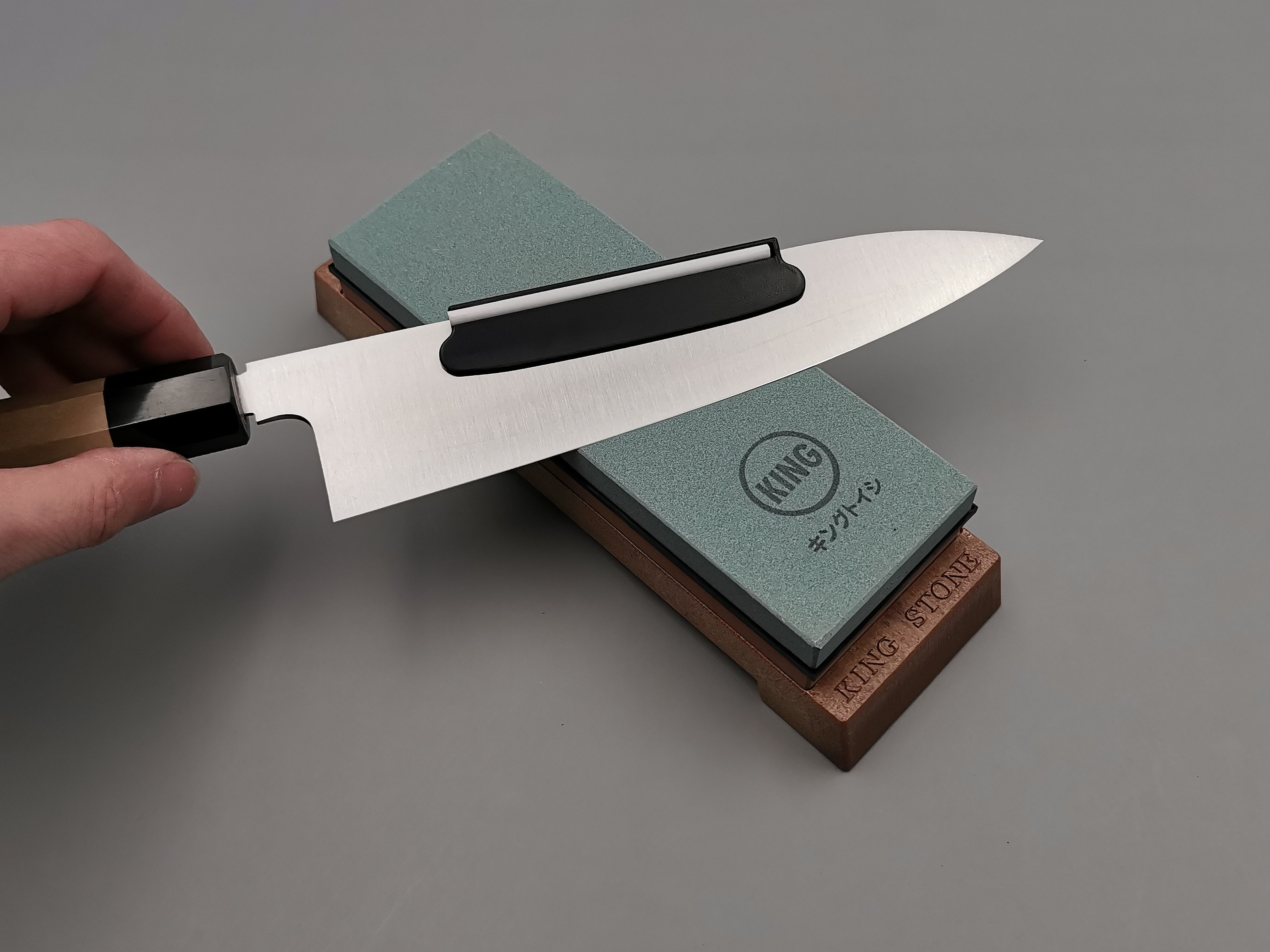 Japanese knife sharpening angle guide
