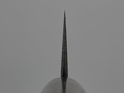 Tsutomu Kajiwara Blue #2 Damascus Santoku