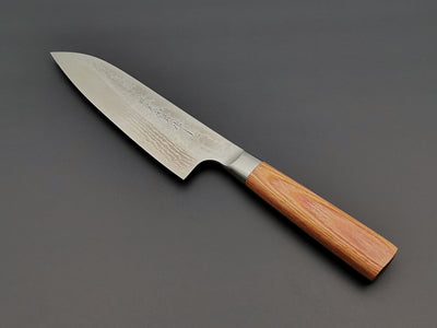 Katsuyasu Kamo VG10 Damascus Santoku